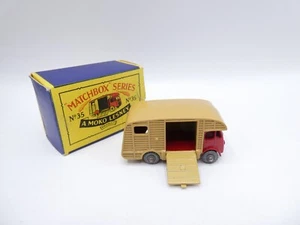 Matchbox Lesney Moko 35a ERF Horsebox NMINT Complete Box MW - Picture 1 of 10