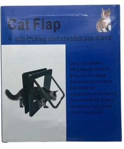 Cat Flap for Way Locking sluitstanden positions - Open Box - Picture 1 of 2