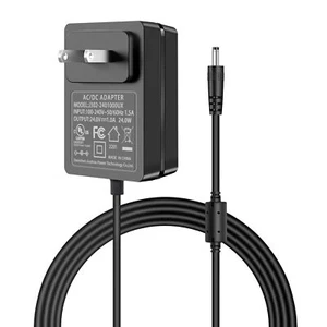 24v 1a Dc Power Supply Adapter 5.5mm X 2.1mm Plug 100v240v Ac To Dc24v 1 Amp Cha - Picture 1 of 6