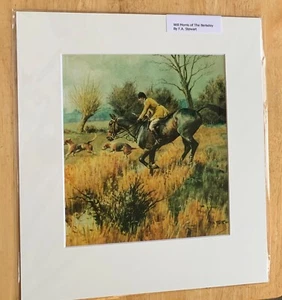 WILL MORRIS OF THE BERKELEY HUNT - F.A.Stewart; MOUNTED FOX-HUNTING PRINT. - Picture 1 of 1