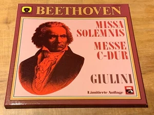 Beethoven Missa Solemnis Mass in C major GIULINI EMI 3 LP Box Quadraphonic SQ NM - Picture 1 of 4