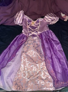 Disney Princess Dress Tangled Rapunzel Purple Pink Ball Gown Costume Small - Picture 1 of 3
