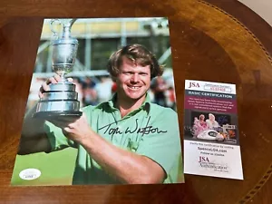 Tom Watson Signed 8x10 Photo MASTERS CHAMPION PGA Golf JSA COA - Picture 1 of 1