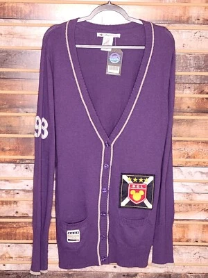 Cardigã feminino Disney Cruise Line roxo GG - Imagem 1 de 4