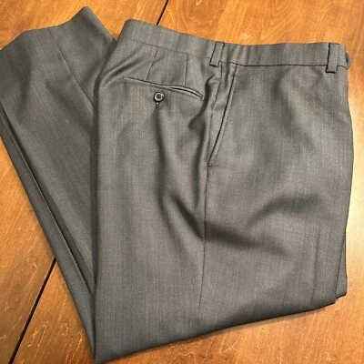 Jack Victor 独家系列羊毛蓝色正装裤 37 X 29.5 — 第 1/4 张图片