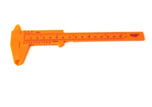 6” 150mm Plastic gauge caliper Vernier sliding for inside outside measurement - Picture 1 of 3