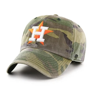 Houston Astros 47 Marke MLB Camo Primärlogo Reinigung verstellbar Mütze - Bild 1 von 2
