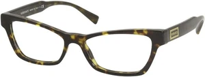 Authentic Versace Eyeglasses VE3306 108 Dark Havana Full Rim Glasses 51MM - Picture 1 of 3