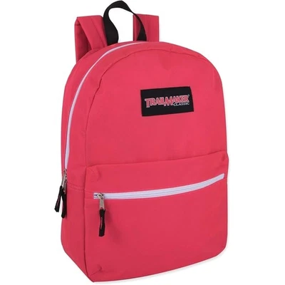 Mochila Trailmaker Clásica Rosa Neón Bolso Escolar Ligero Viaje Unisex Nueva con Etiquetas Foto 1 de 4