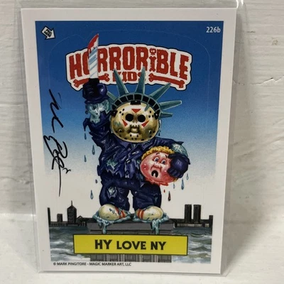 Horrorible Kids Kane Hodder Signed Card Auto 226b  Jason Friday 13th gpk  - Image 1 of 3