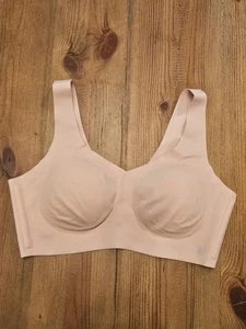 Honeylove Womens V Neck Wireless Liftwear Bra Size M, Light Pink, T-shirt - Picture 1 of 7