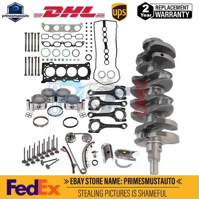 1ZZFE 1.8L Engine Overhaul Rebuilding Kit w/ Crankshaft Conrods For 98-08 Toyota - Image 1 of 4