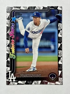 2025 Topps Yoshinobu Yamamoto #231 Entrenamiento Primavera Los Angeles Dodgers - Imagen 1 de 2