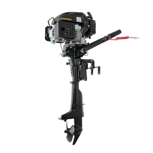 4-stroke 6 Hp Air-cooled Outboard Engine Air-cooled Gasoline Short Shaft Type - Picture 1 of 24