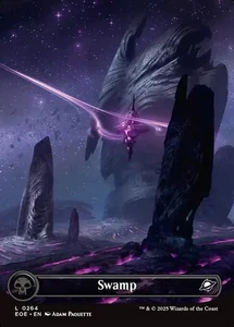 Swamp - Edge of Eternities(eoe) #264,common, Borderless - Picture 1 of 1