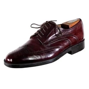 Johnston & Murphy Cellini Oxford elegante Schuhe Budapester Brogue Gr. 8,5 m Altbestand - Bild 1 von 7