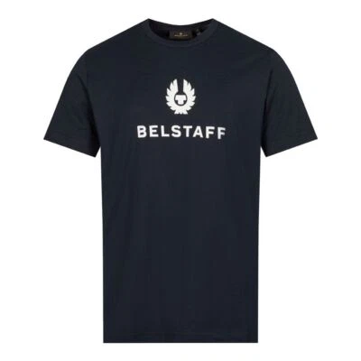 Camiseta tinta escura Belstaff Signature - Imagem 1 de 4