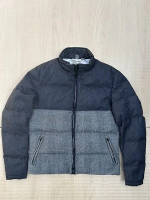 Men's Pure DKNY Wool Blend Puffer Jacket Grey Mix Size Medium - Image 1 of 4