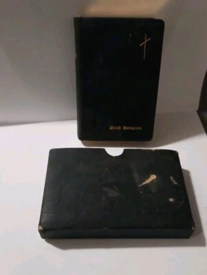 Antique Norwegian Salmebog Book Of Psalms 1909 Miniature (Engraved Name) Foto 1 de 4