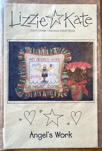 Lizzie Kate ANGEL'S WORK Cross Stitch Pattern #048 - Picture 1 of 3