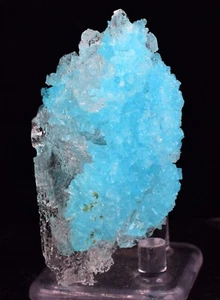 CRISTALES MINERALES DE CHILE SALAMMONIAC LECONTITA AZUL CIELO NATURAL 6,7 cms UB277 - Imagen 1 de 5