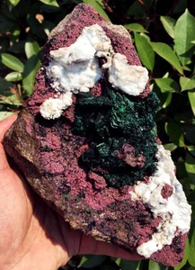 1783g Natural Red Cobalt Calcite Malachite Feldspar Crystal Specimens ip0986 - Picture 1 of 12