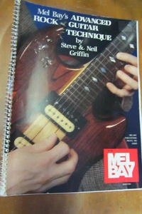 Advanced Rock Guitar Technique Griffin 1982 first ed oop Tuning Scales Chords - Foto 1 di 9