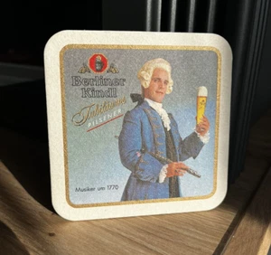 Vintage Bierdeckel – Berliner Kindl – Musiker um 1770 – Blau - Bild 1 von 2