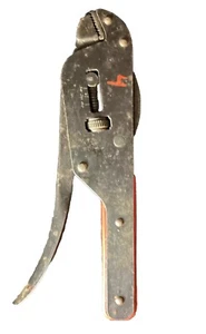 Vtg BMC Mfg Corp No 4 Locking Vise Grip lock jaw Pliers Adjustable Wrench Tool - Picture 1 of 8