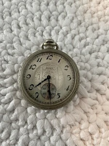 Circa 1928 Elgin Pocket Watch. Grade 291 Model 7 Class 110. Running. - Picture 1 of 4