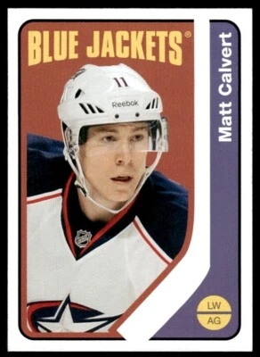 2014-15 O-Pee-Chee RETRO Matt Calvert Columbus Blue Jackets #325 R82 - Image 1 of 2