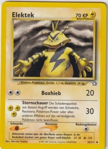 Pokemon Card Neo Genesis No. 33/111 Electabuzz German - Picture 1 of 1