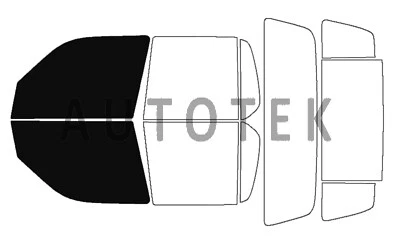 Película precortada ventanas delanteras de dos puertas para Ford Explorer Sport Trac 2007-2010 Foto 1 de 4