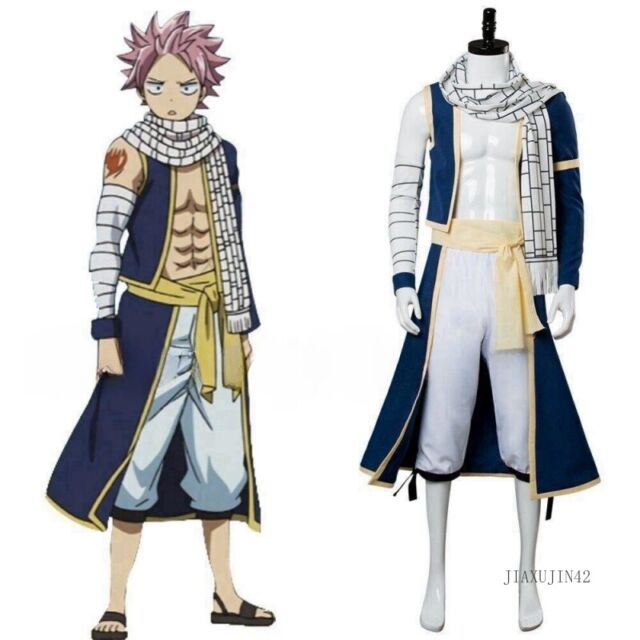 Fairy Tail Dragon Cry Natsu Dragneel Cosplay Costume