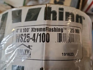 Tamlyn 4" X 100'EXTREME FLASHING WSW5-4/100 25 MIL 191623 Windows And Doors - Picture 1 of 3
