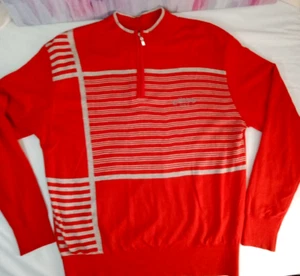 Callaway Collection Golf Knitted Jumper Sweater 1/4 zip Mens Size Medium / M - Picture 1 of 22