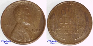 1925 Lincoln Wheat Cent - Improper Alloy Mix Wood Grain Woody - Rare Error Coin - Picture 1 of 4
