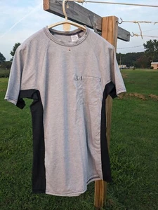 Bulwark FR Shirt Men's Large Gray Fire Resistant Concealed Pocket NWT - Picture 1 of 7