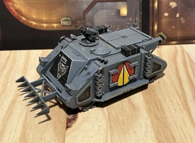 40k Space Marines Rhino OOP *painted* Space Wolves - Image 1 of 4