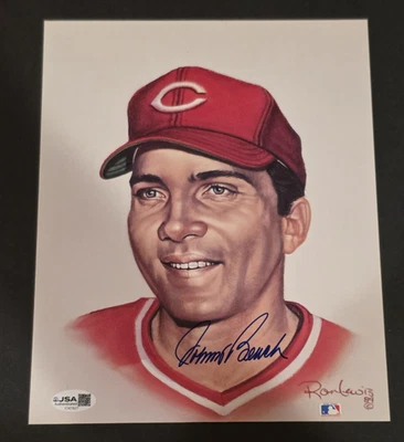 JOHNNY BENCH Signed Limited Edition RON LEWIS 8x10 Photo-HOF-CINCINNATI REDS-JSA - Image 1 of 4