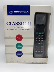 Motorola Classic II Portable Cellular Telephone 1994 Unopened Box (P) - Photo 1 sur 10