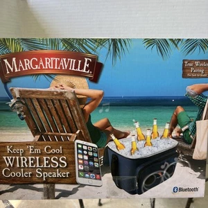 New Margaritaville “Keep ‘Em Cool” Bluetooth Speaker In Cooler 12 Pack - Picture 1 of 13