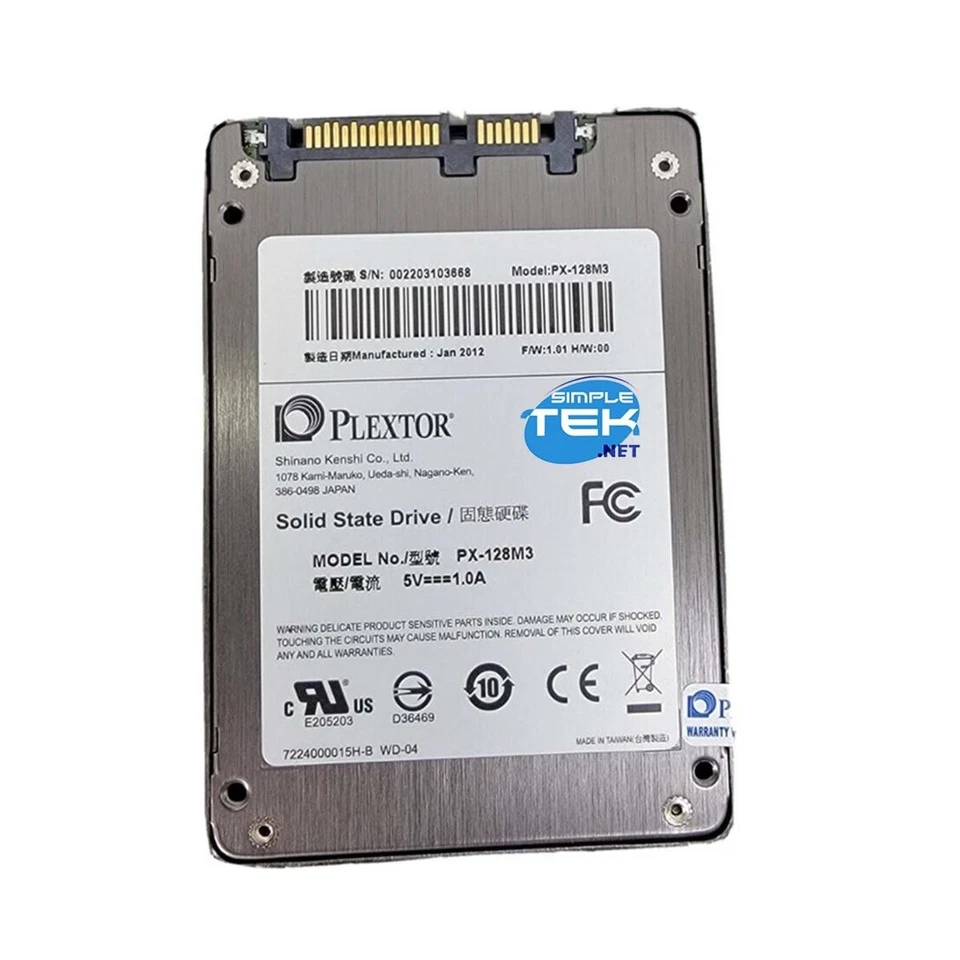 Plextor PX-32G5LE 32GB SSD 2,5" SATA Solid State Laufwerk Dünn Refurbished - Bild 1 von 3