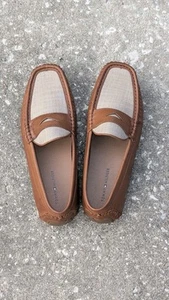 Mocassini combinati Tommy Hilfiger da uomo in lino taglia 7 Med 502 - Foto 1 di 4