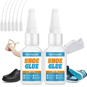 Shoe Glue, Fast-Drying Shoes Repair Adhesive, Clear Superglue for Repairing S... - Picture 1 of 6