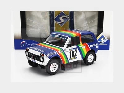 1:18 SOLIDO Lada Niva #182 Rally Paris-Dakar 1984 Jabouille Sardou SL1807305 - Immagine 1 di 2
