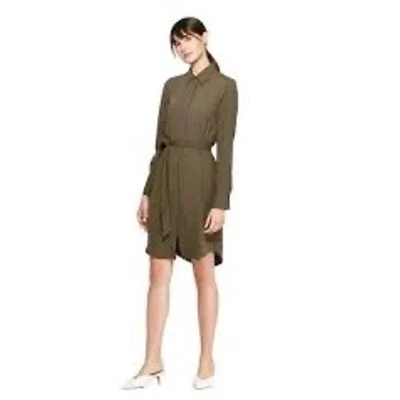 Vestido para mujer Prologue verde militar con botones talla XL NUEVO SIN ETIQUETAS Foto 1 de 4