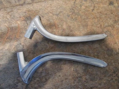 PAIR ORIGINAL RT, LEFT VINYL TOP REAR CORNER TRIM 1968 1969 PONTIAC LEMANS, GTO Foto 1 de 4