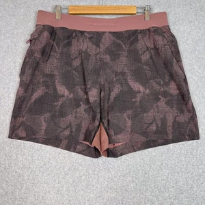 Lululemon Shorts Mens XL Illusion Red Dust Obsidian T.H.E. Short Linerless - Picture 1 of 5