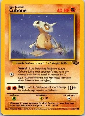 Cubone Common Jungle Unlimited 50/64 HP - Image 1 of 2
